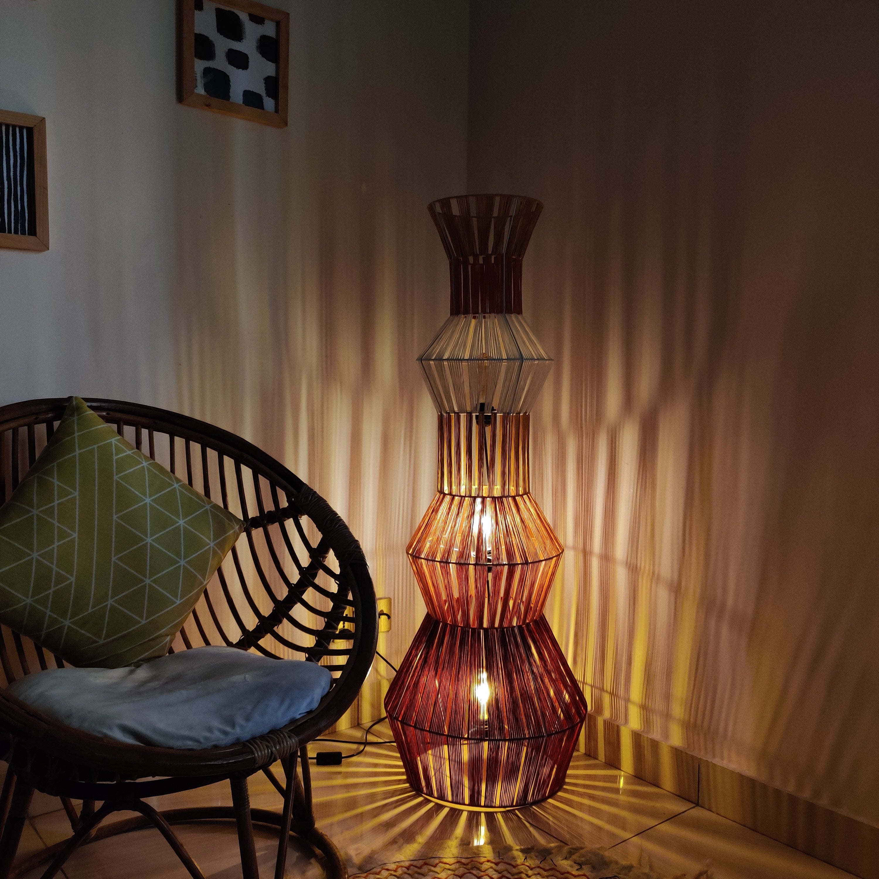 Sunburst - Handmade Floor Lamp