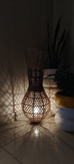 Artisan - Handcrafted Cane Floor Lamp