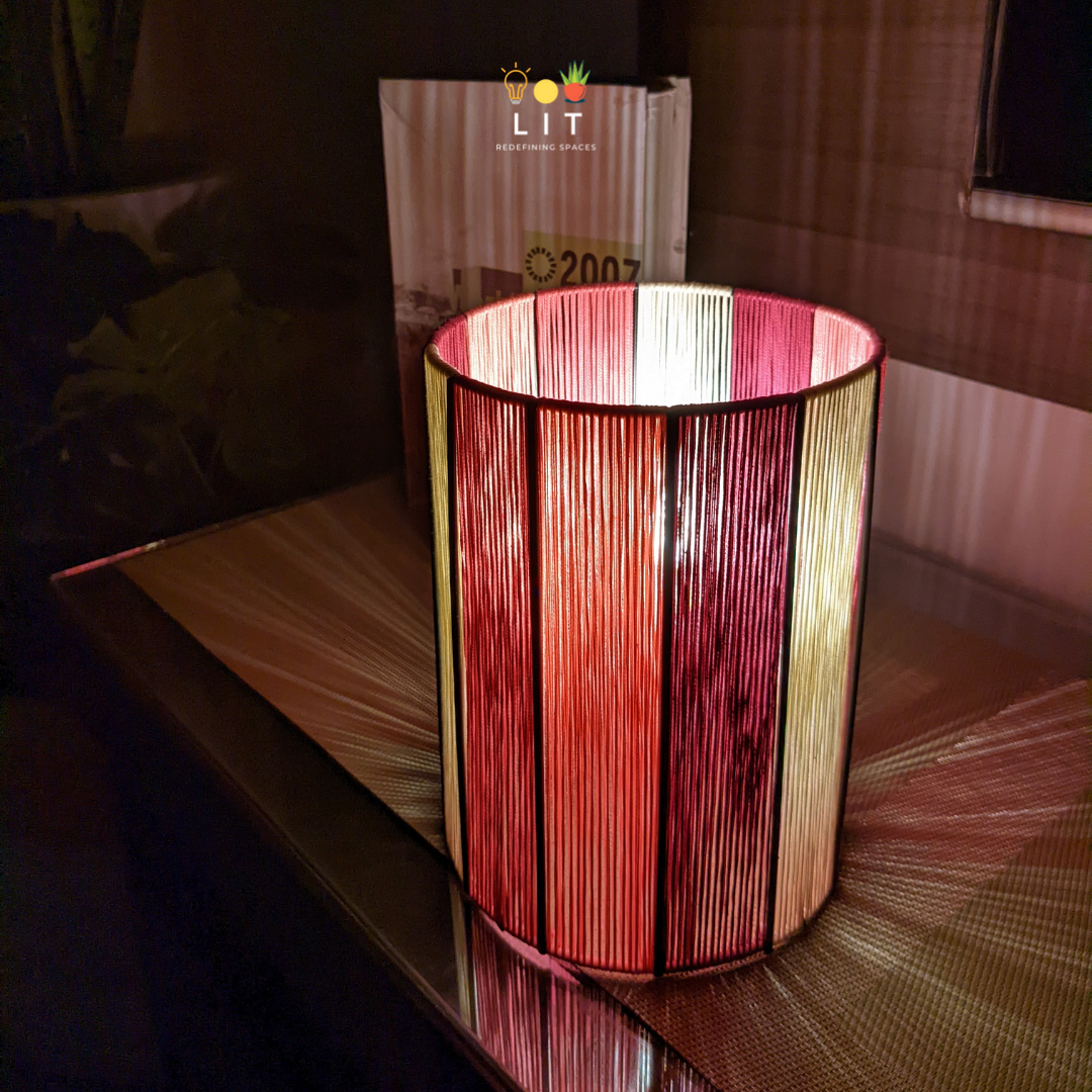 Table Lamp - Pink Petals