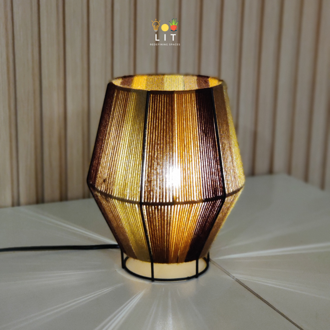 Table Lamp - Walnut Wonder