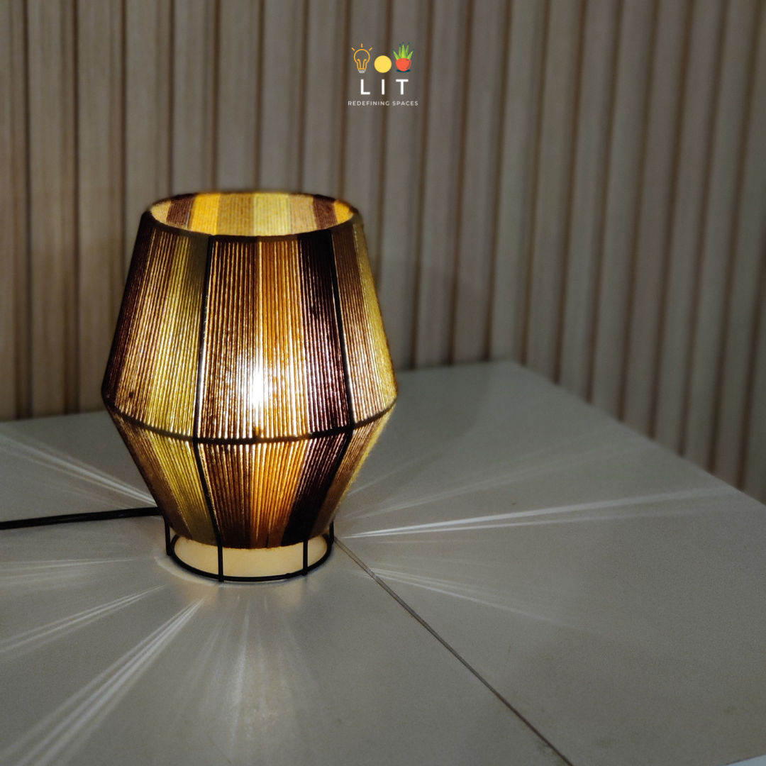 Table Lamp - Walnut Wonder