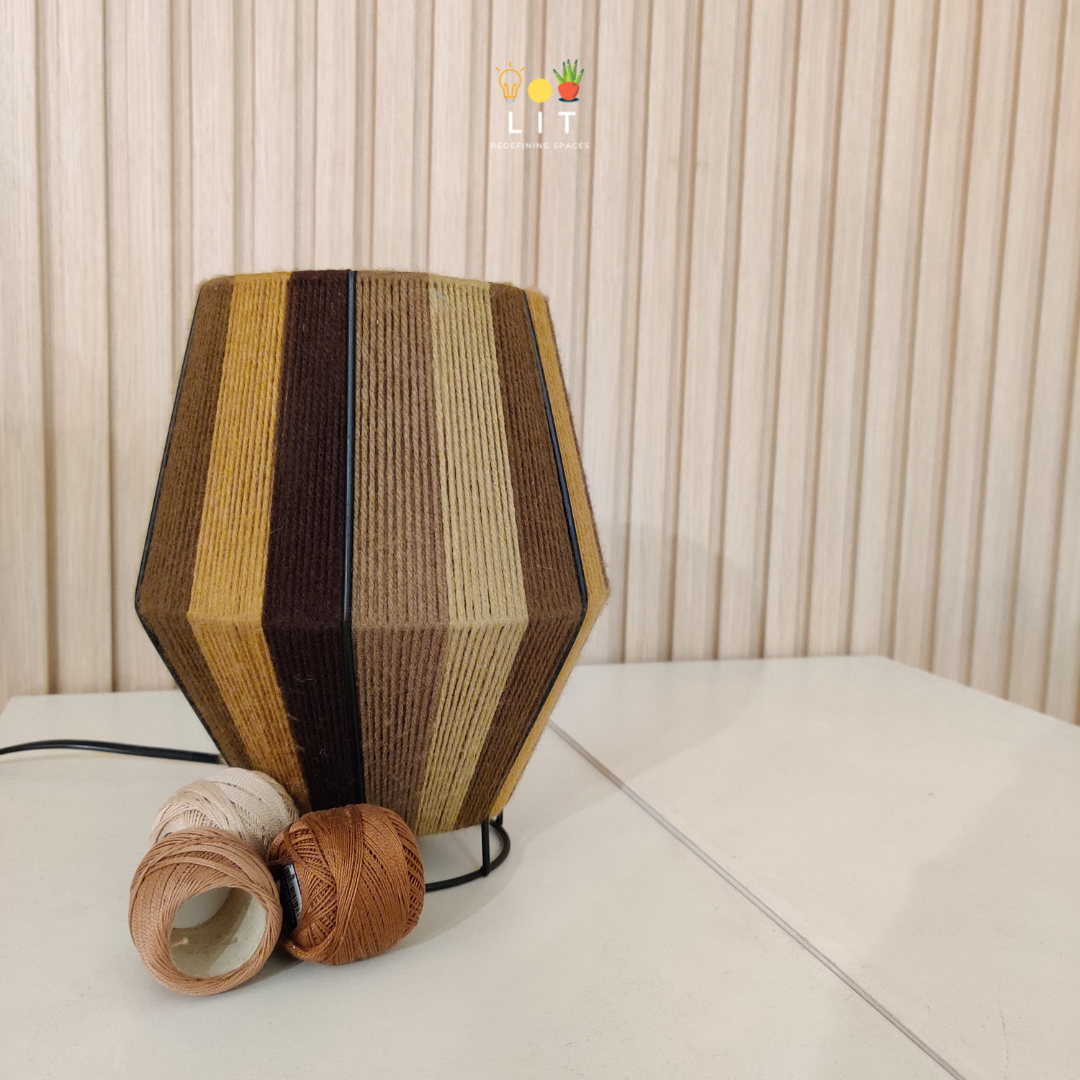 Table Lamp - Walnut Wonder