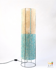 Lamps - Floor Lamp - Blue/Offwhite - L4D4