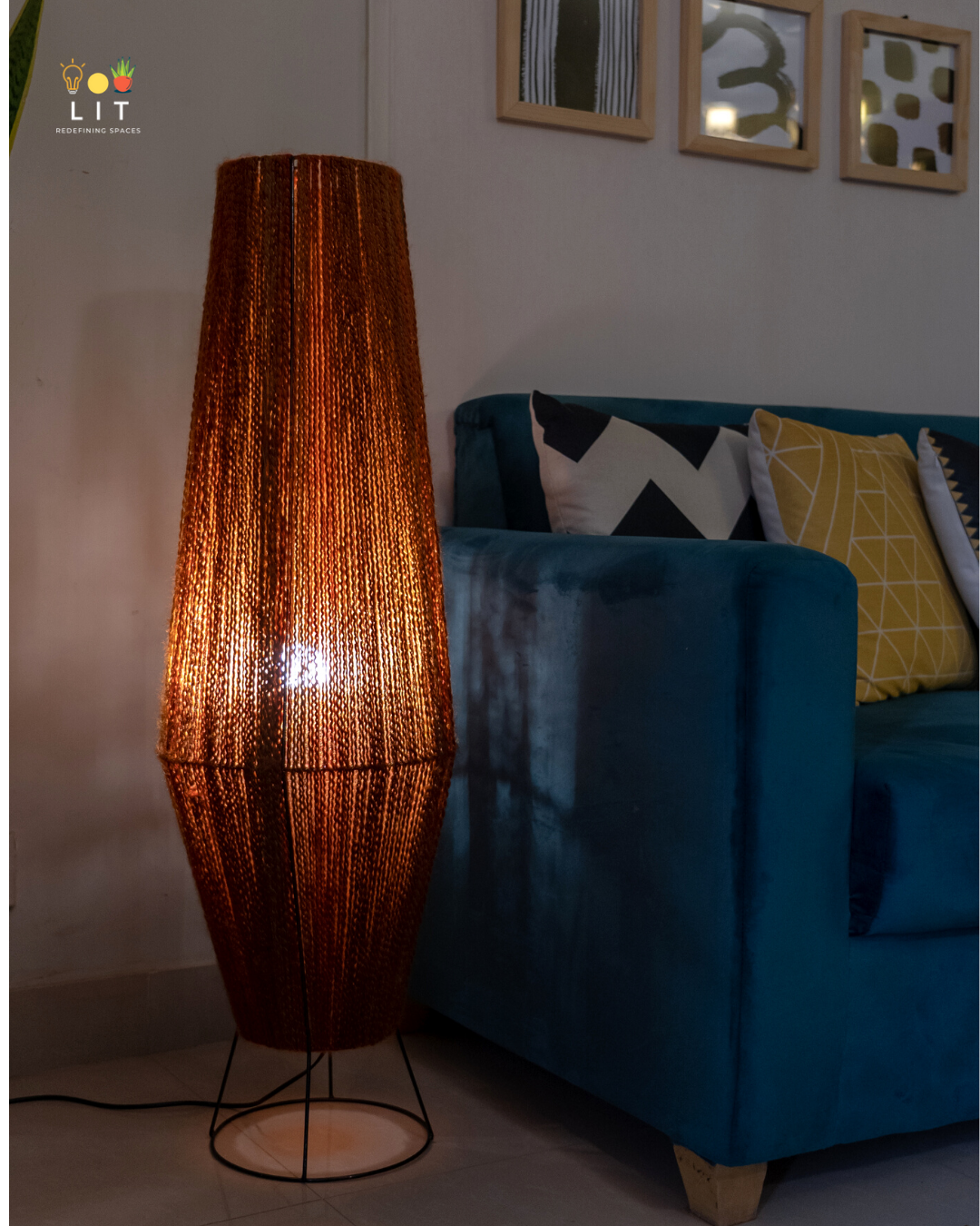 Lamps - Floor Lamp - Rust - L8D2