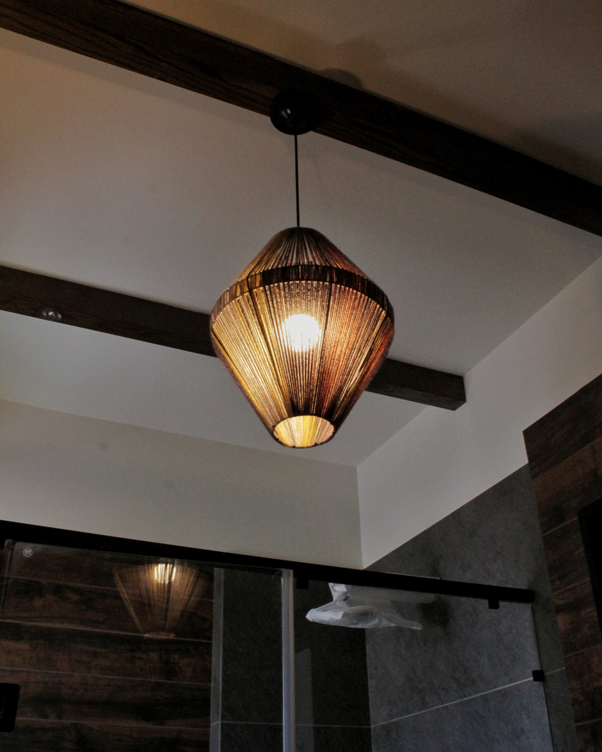 Lamps - Brown Pendant Light