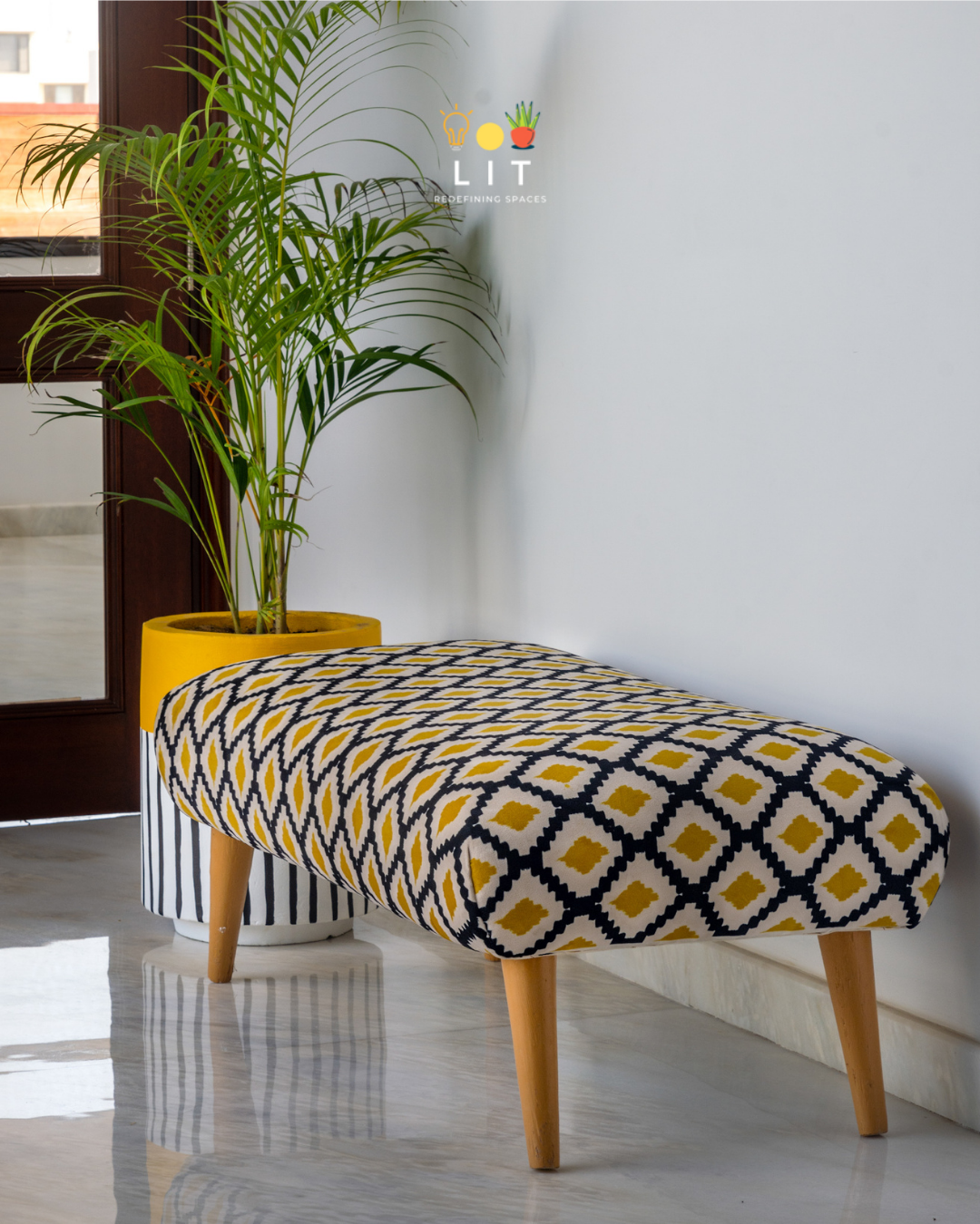 Furniture - Yellow Fellows (ottomans and Settee)